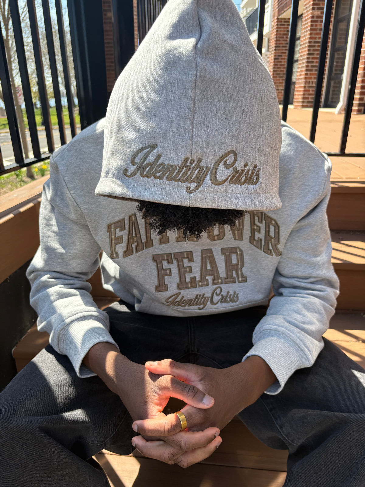Faith Over Fear Reversible Hoodie