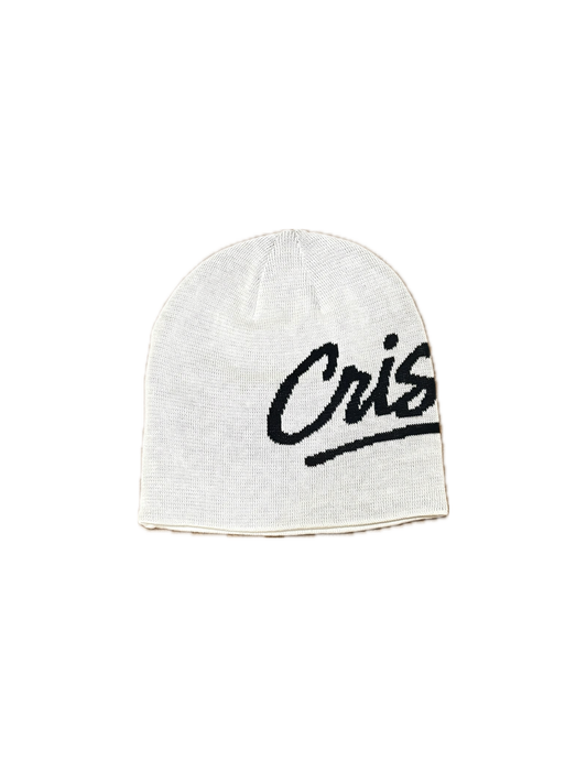 "Crisis" Beanie (White)