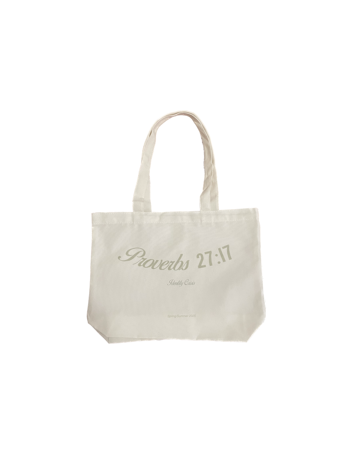 "Provervs 27:17" Tote Bag